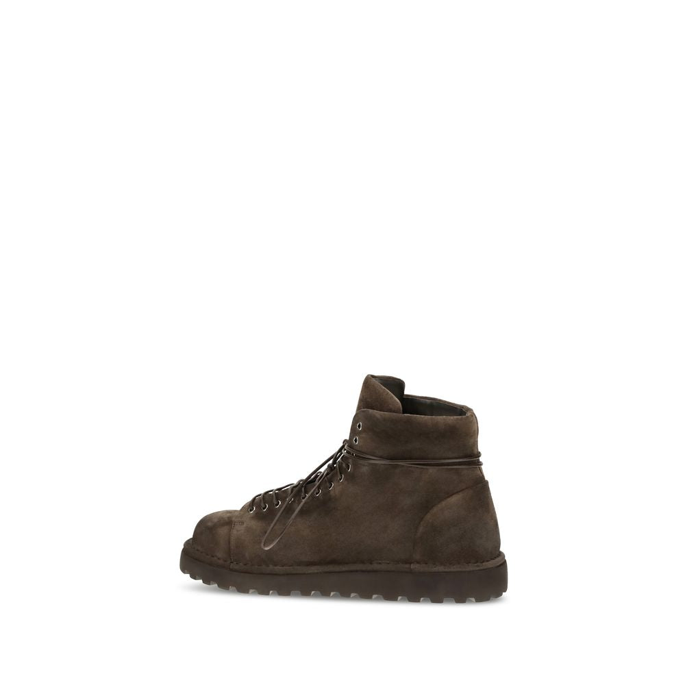 Marsell Braune Schnürstiefel aus Wildleder