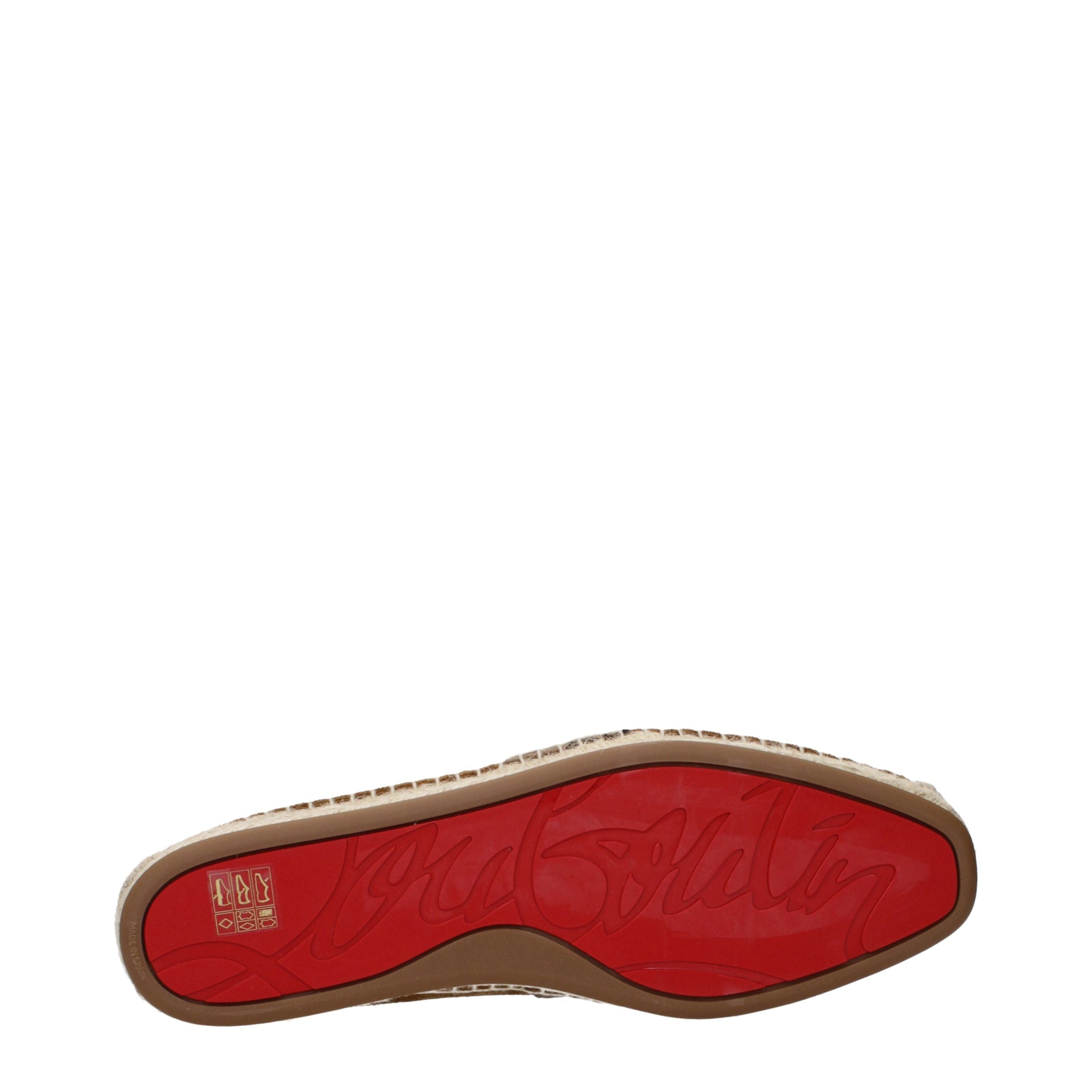 Christian Louboutin Espadrilles aus braunem Leder