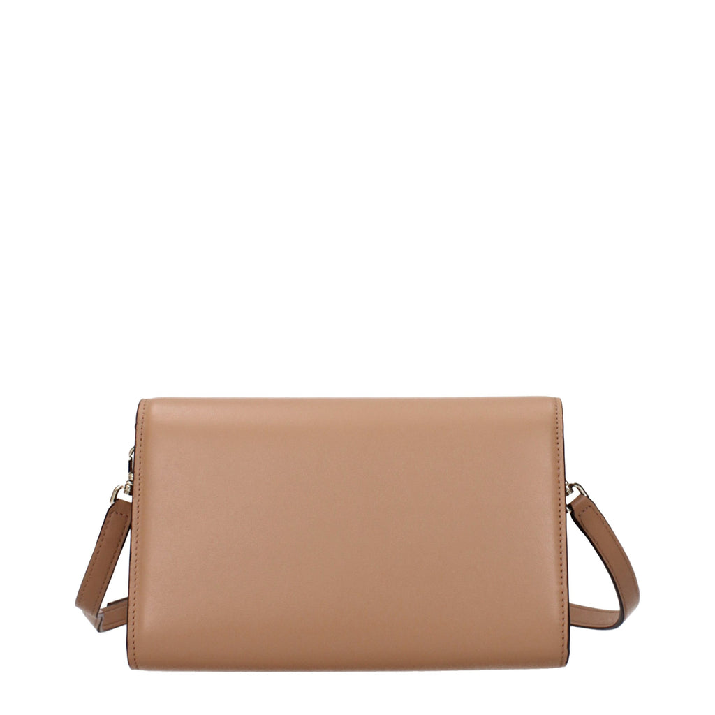 Jimmy Choo Braune Leder Clutch Bag