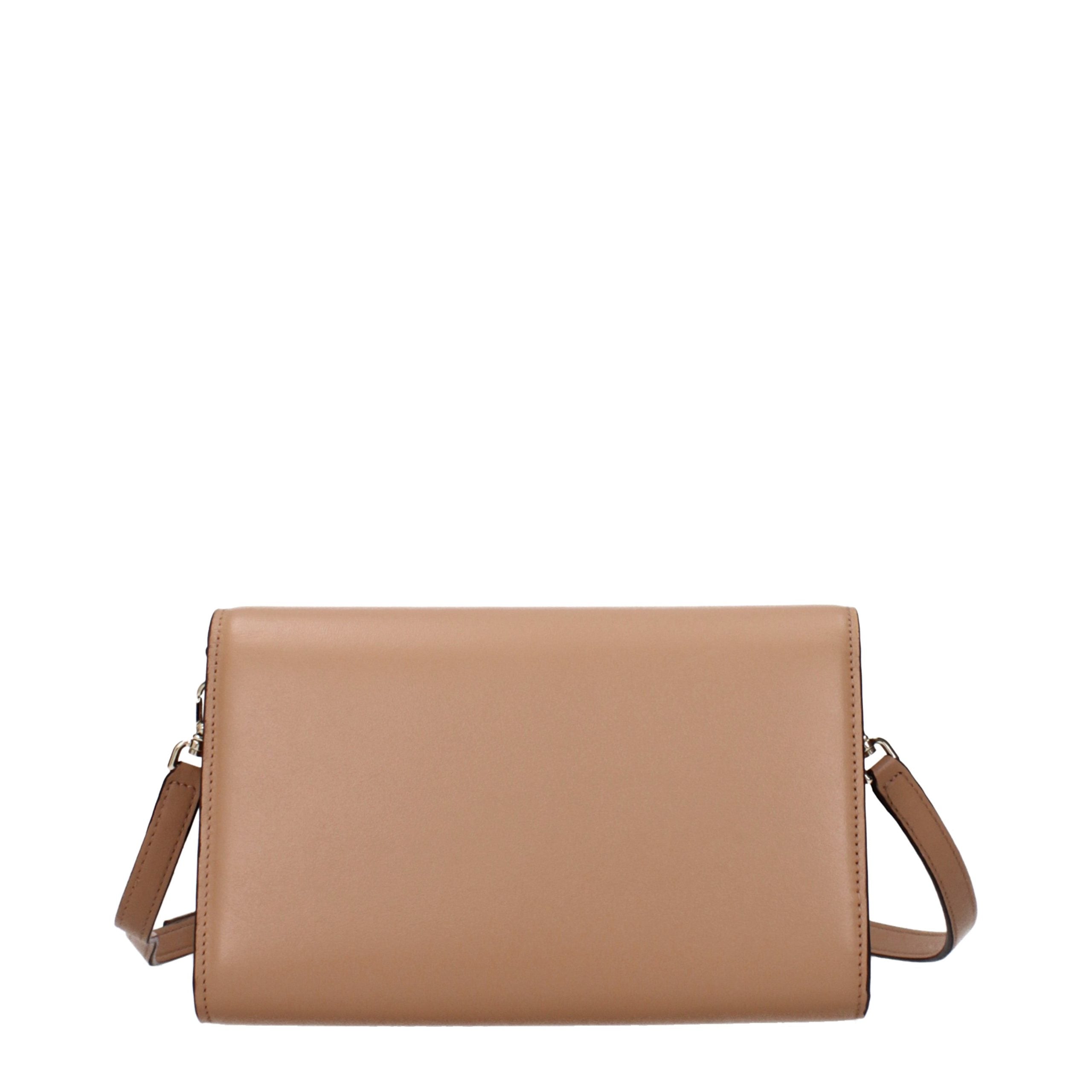 Jimmy Choo Braune Leder Clutch Bag