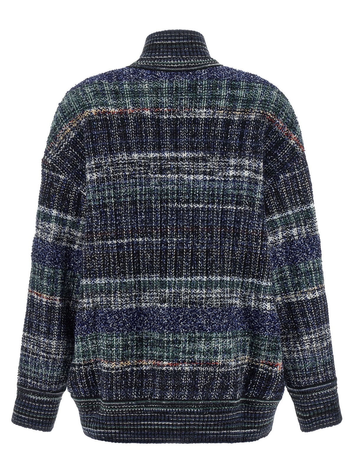 Missoni Blauer Wollcardigan