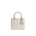 Dior Weiße Lammleder-Handtasche