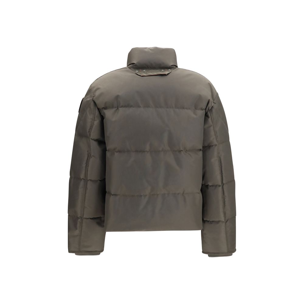 Parajumpers Zweifarbige Polyamid-Steppjacke in voller Länge