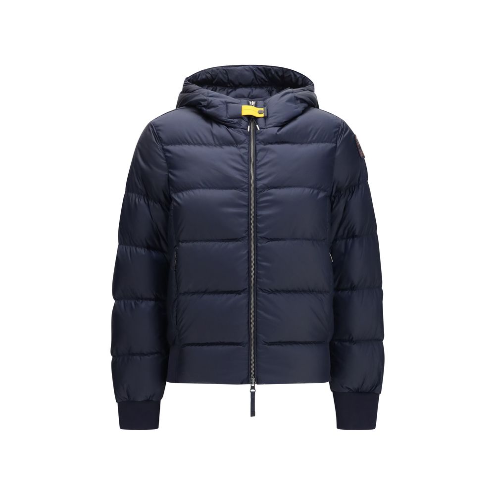 Parajumpers Blaue Daunenjacke in voller Länge
