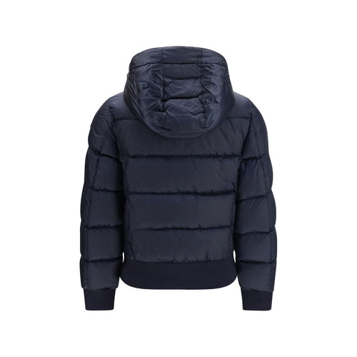 Parajumpers Blaue Daunenjacke in voller Länge