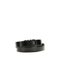 Ferragamo Schwarzer Kalbsleder Bos Taurus Regular Gürtel