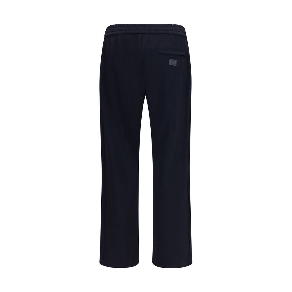 Dolce & Gabbana Blaue Trainingshose aus Polyamid