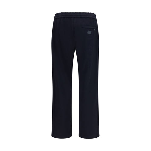 Dolce & Gabbana Blaue Trainingshose aus Polyamid