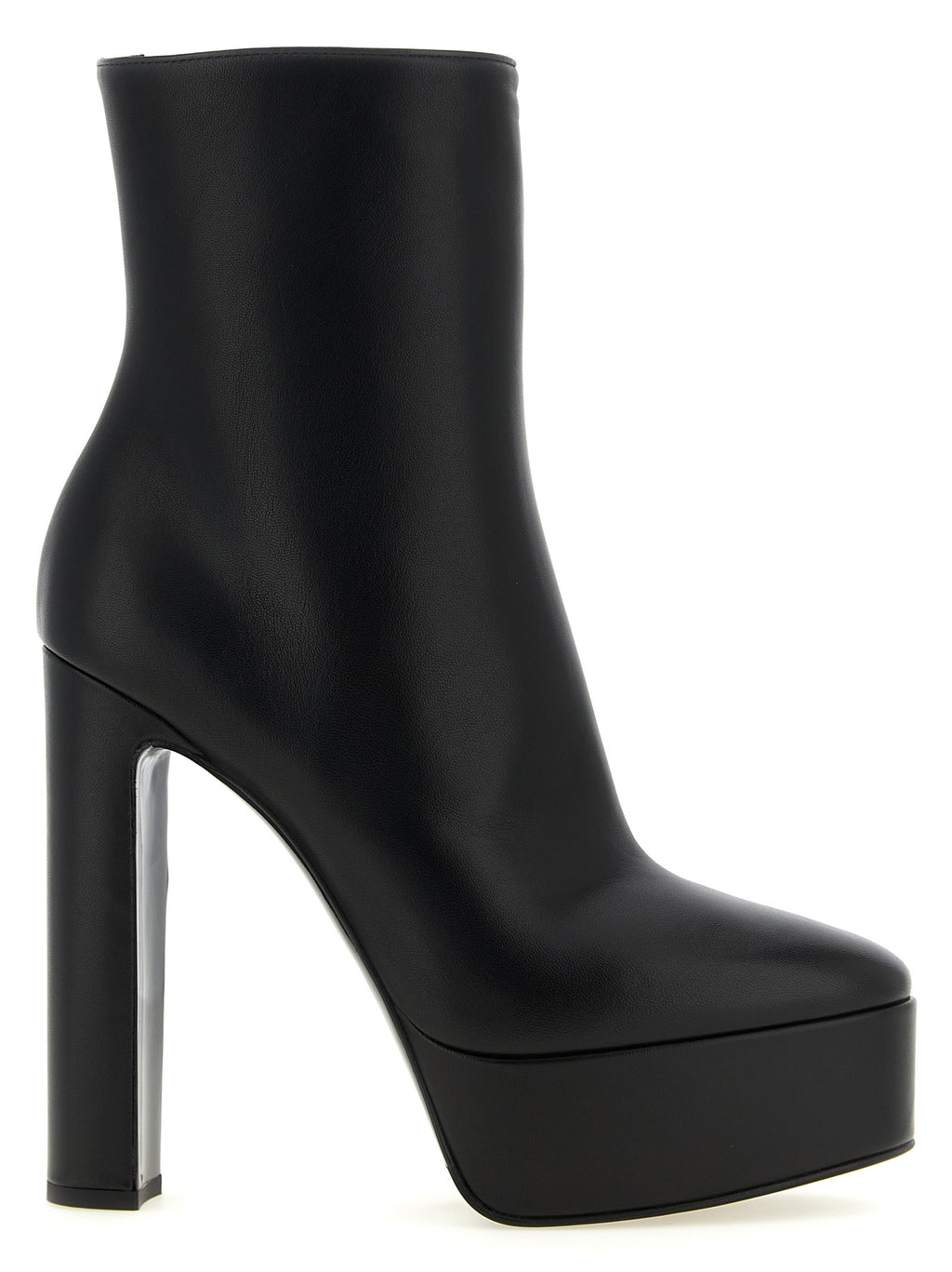 LE SILLA Schwarze Stiefeletten aus Lammleder