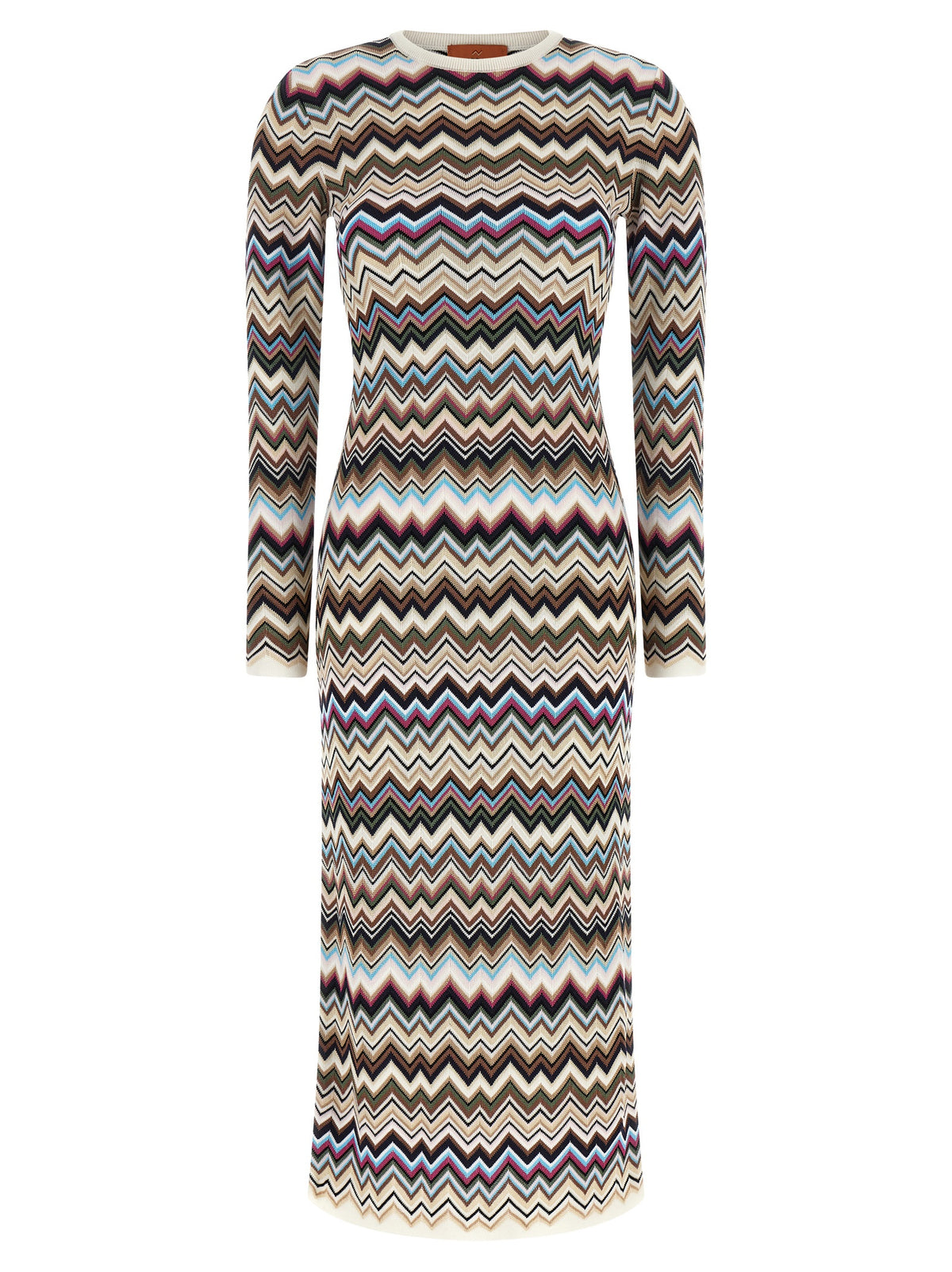 Missoni Rotes Viskose-Midikleid