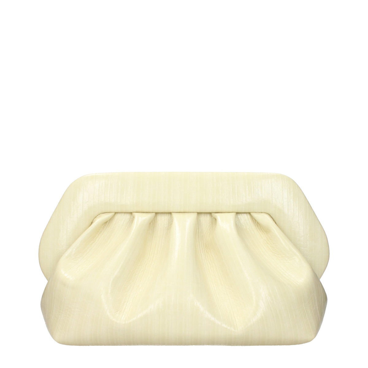 THEMOIRè Beige Leder Clutch Bag