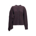 The Attico Brauner Woll Cardigan Oves Aries