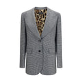 Dolce & Gabbana Grauer Woll-Oves Aries Blazer