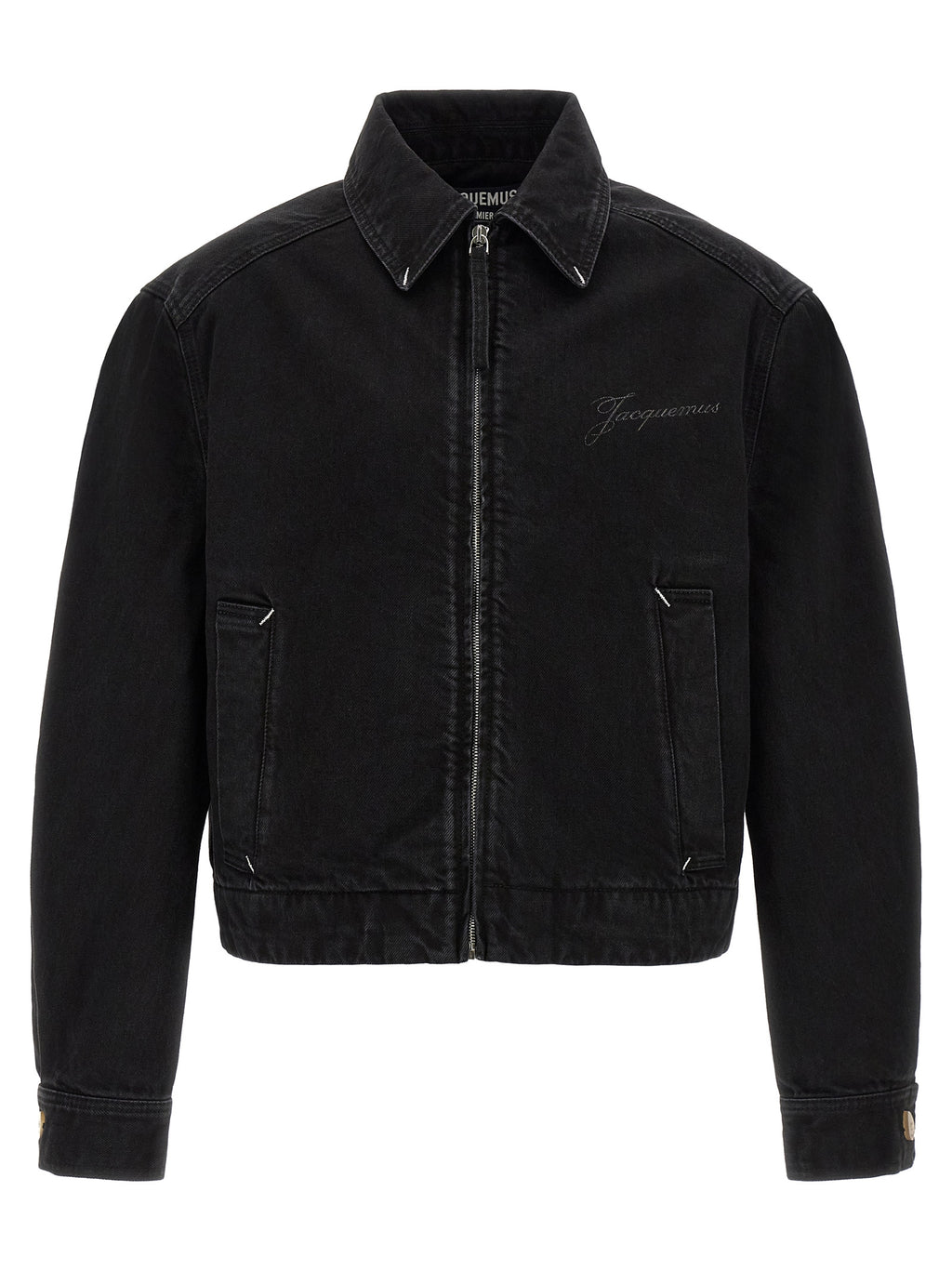 Jacquemus Schwarze Baumwoll-Denimjacke