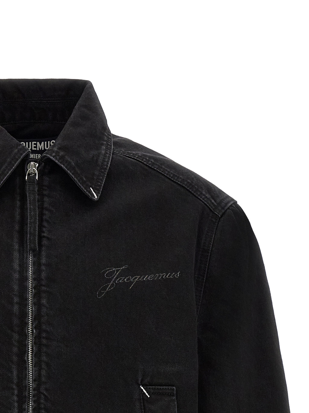 Jacquemus Schwarze Baumwoll-Denimjacke