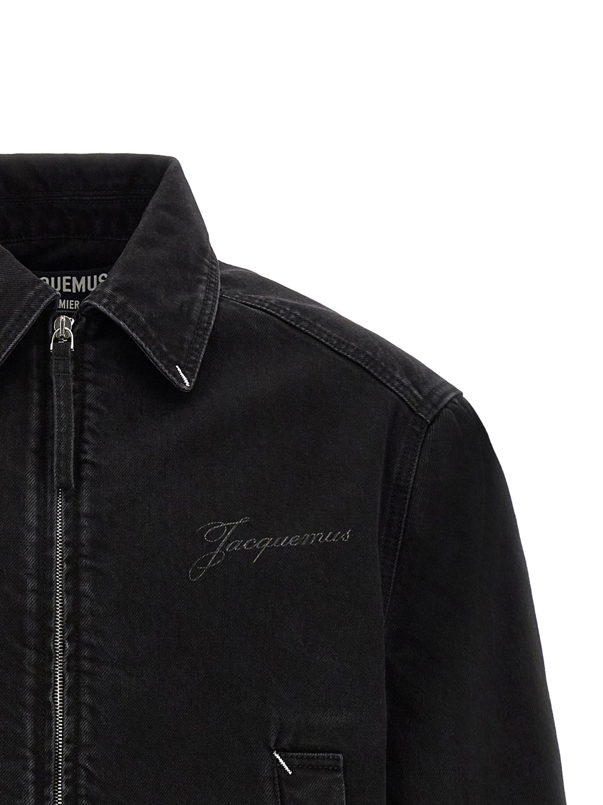 Jacquemus Schwarze Baumwoll-Denimjacke