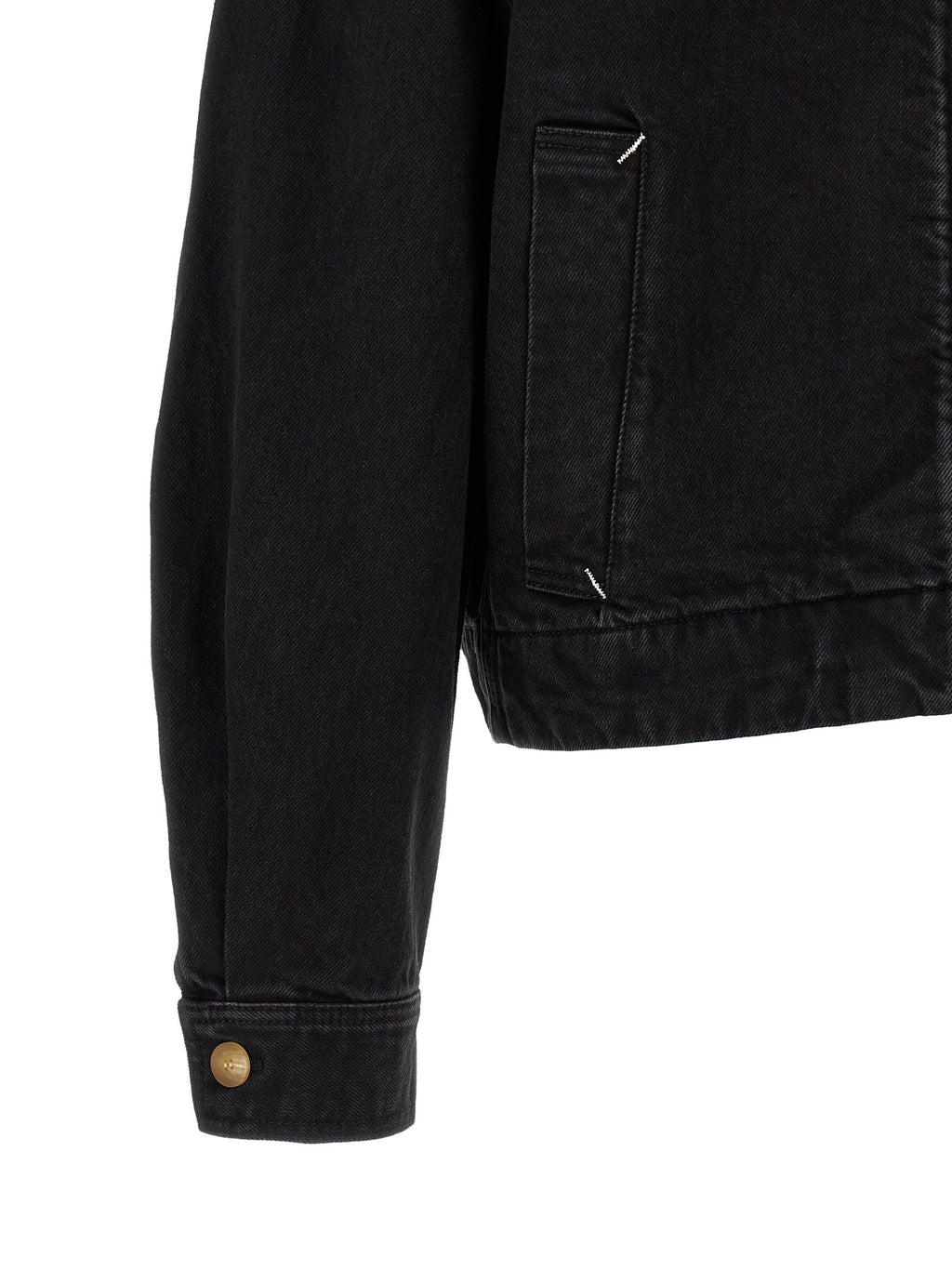 Jacquemus Schwarze Baumwoll-Denimjacke