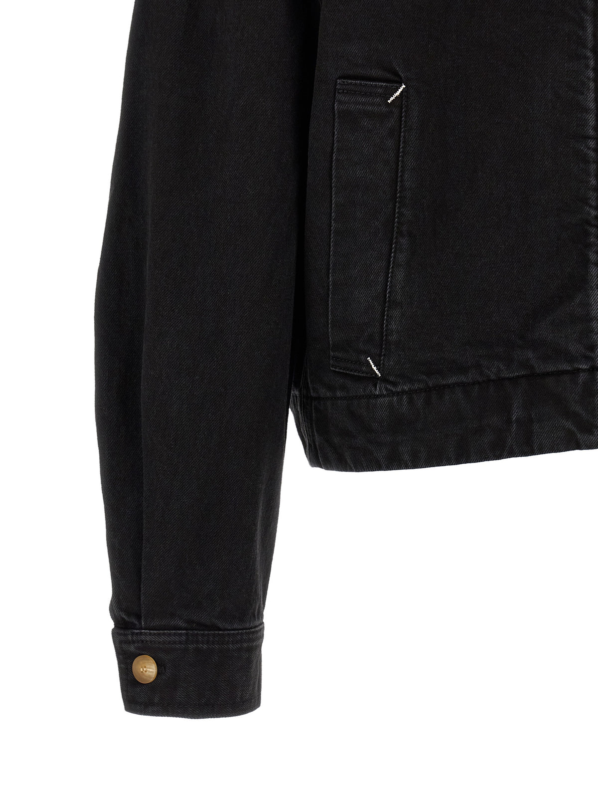Jacquemus Schwarze Baumwoll-Denimjacke