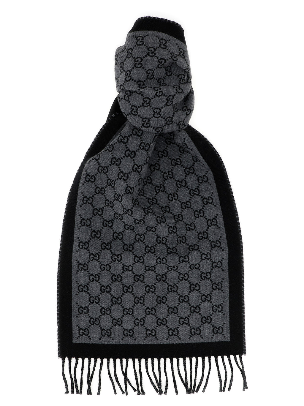 Gucci Grauer Wollschal