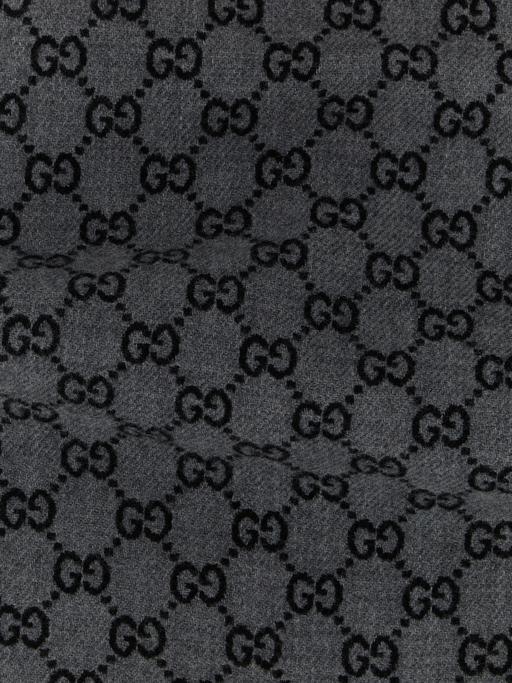 Gucci Grauer Wollschal