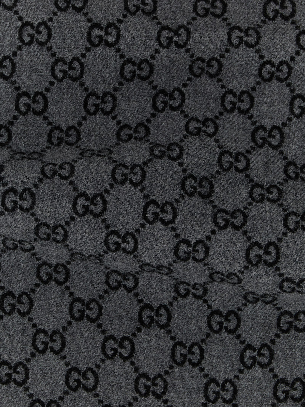 Gucci Grauer Wollschal