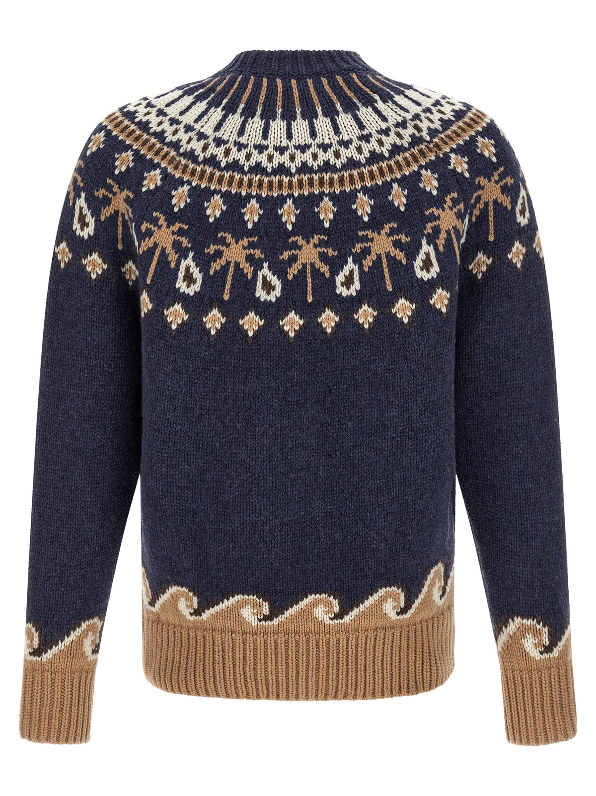 Alanui Blauer Cardigan aus Schurwolle