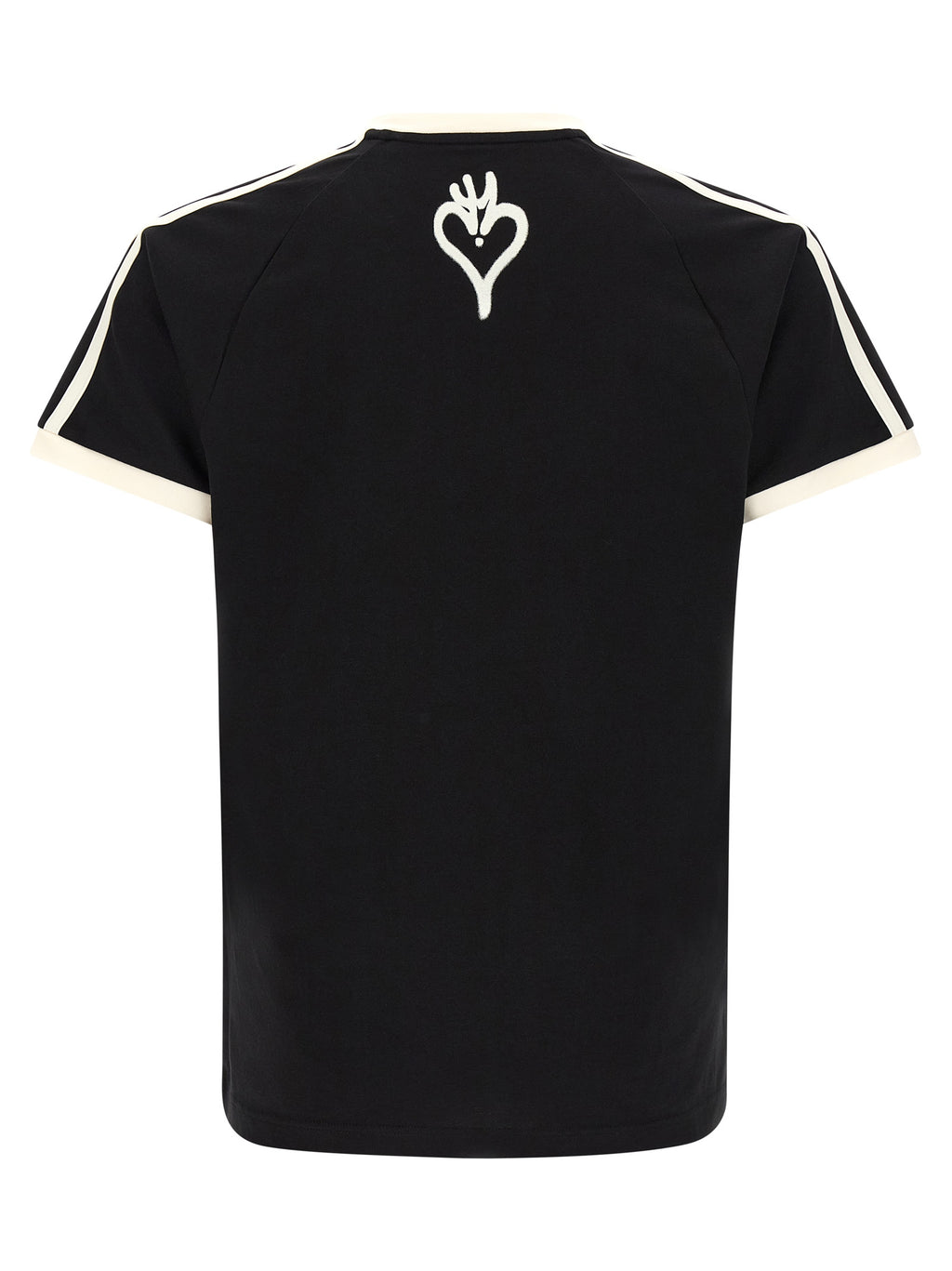 Y-3 Schwarzes Baumwoll-T-Shirt