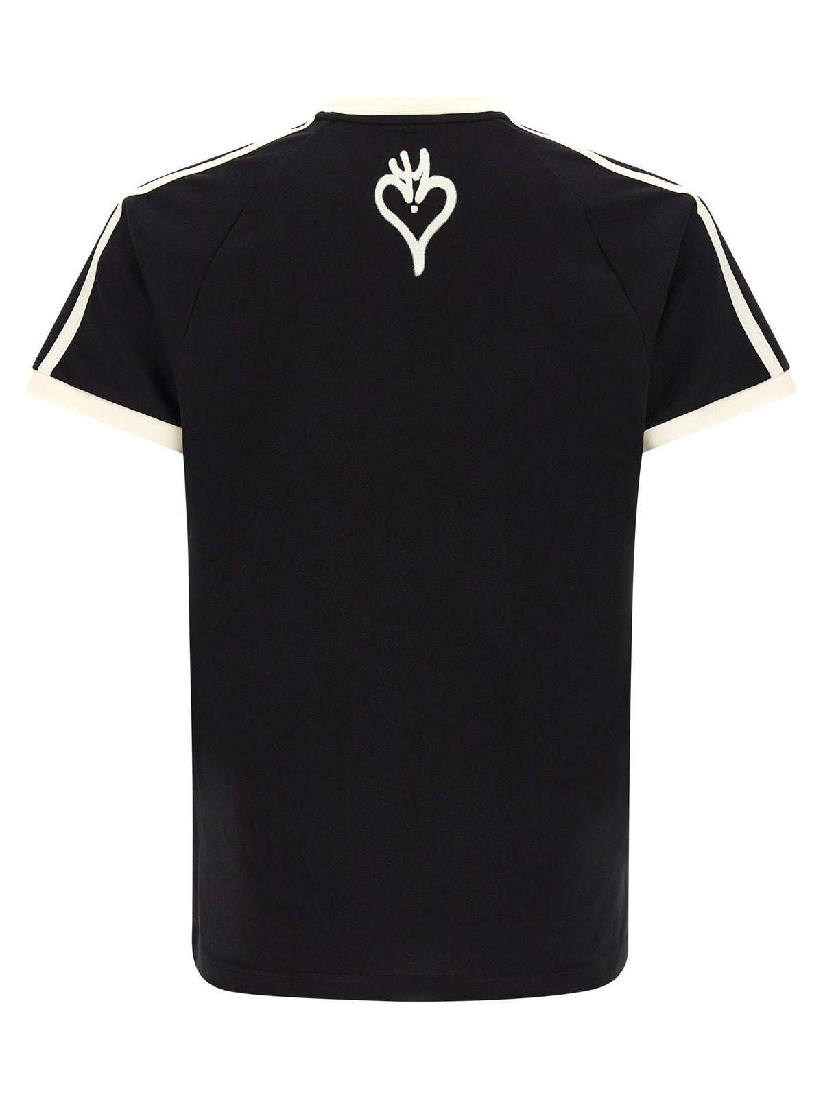 Y-3 Schwarzes Baumwoll-T-Shirt