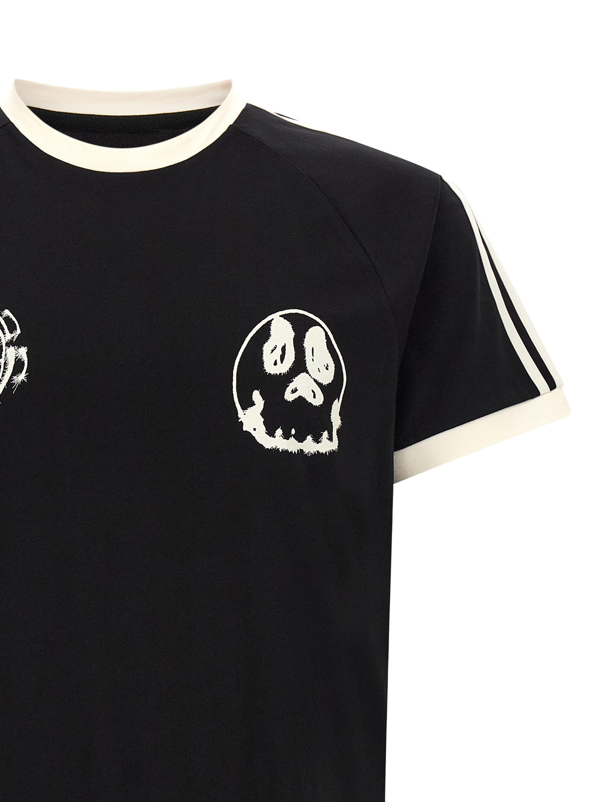 Y-3 Schwarzes Baumwoll-T-Shirt