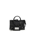 Balenciaga Schwarze Lammleder Schultertasche Ovis Aries Aries