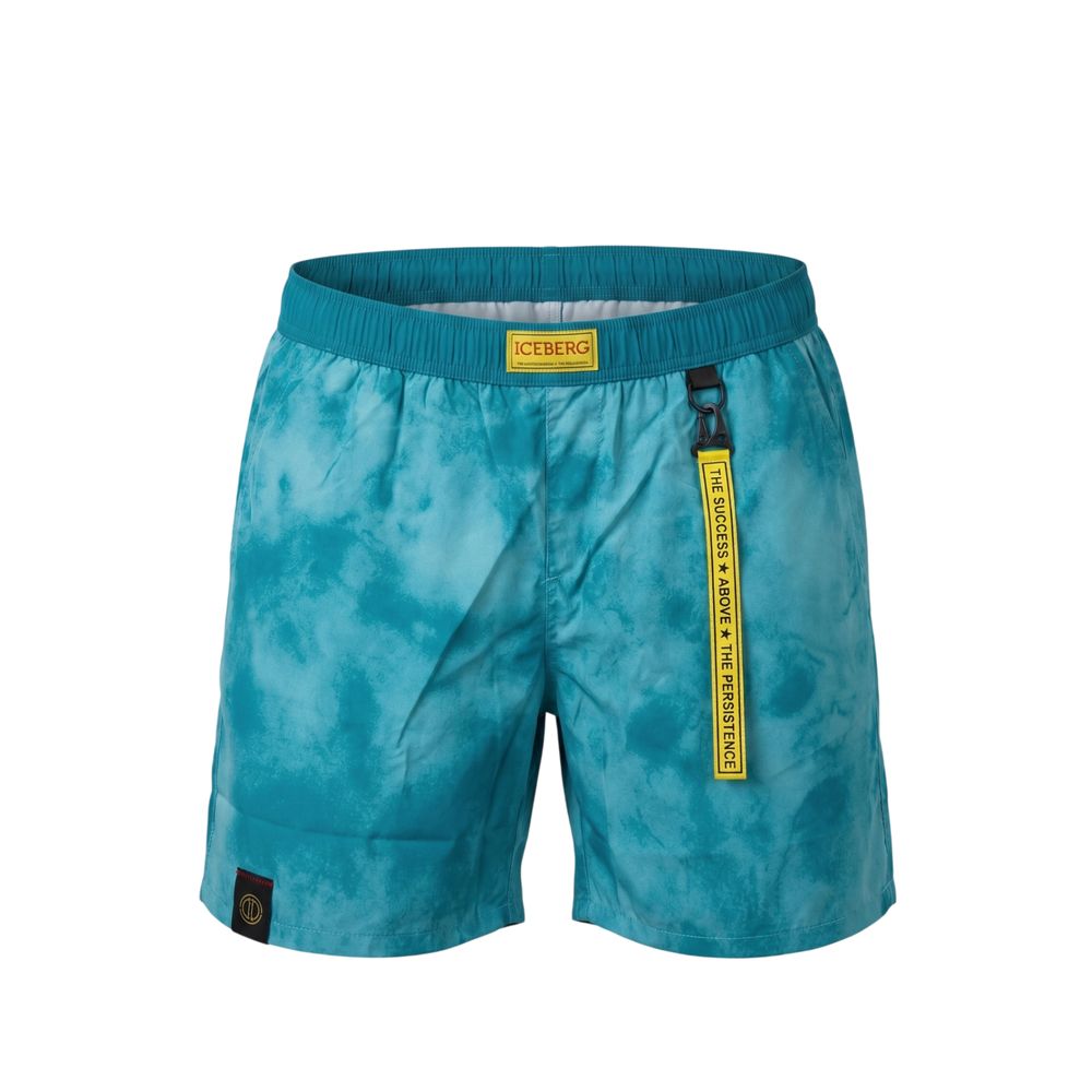 Iceberg Blaue Badeshorts aus Polyester