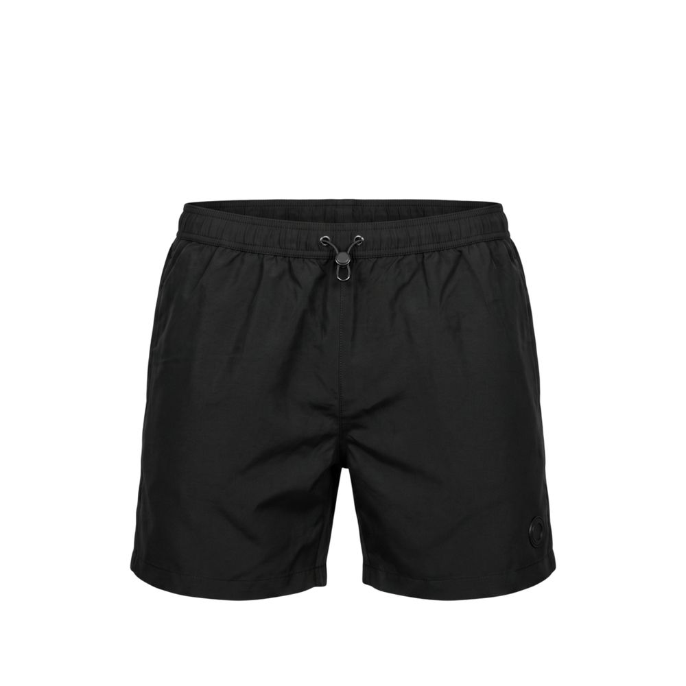 Trussardi Beachwear Badehose aus schwarzem Polyester