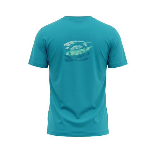 Trussardi Beachwear Hellblaues Polyester-T-Shirt