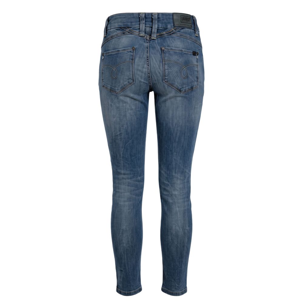 Object Damenjeans aus Baumwolle in Blau