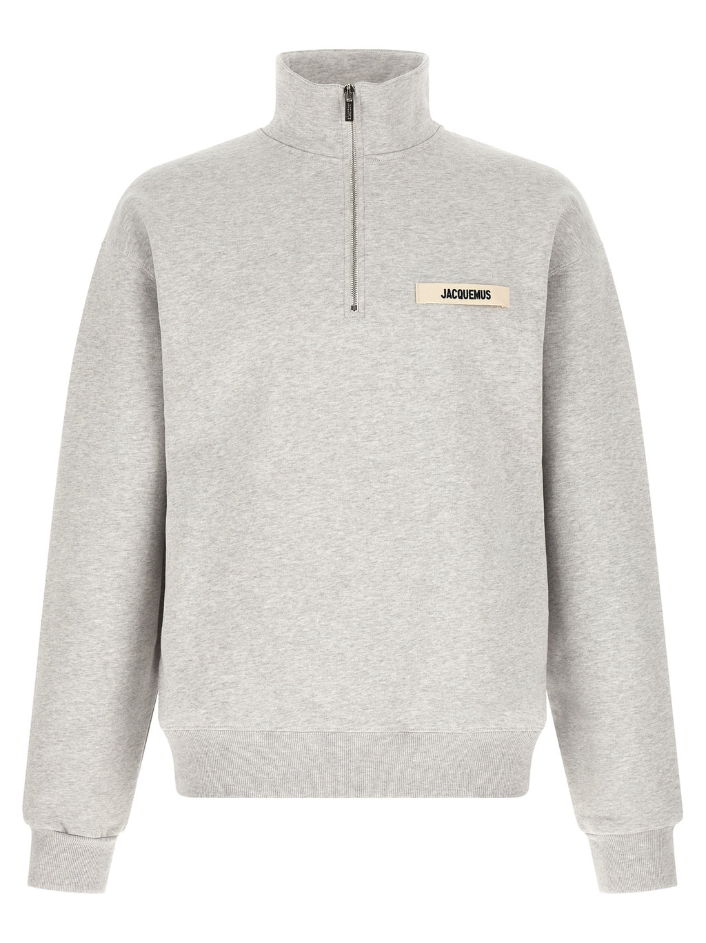 Jacquemus Grauer Baumwollpullover