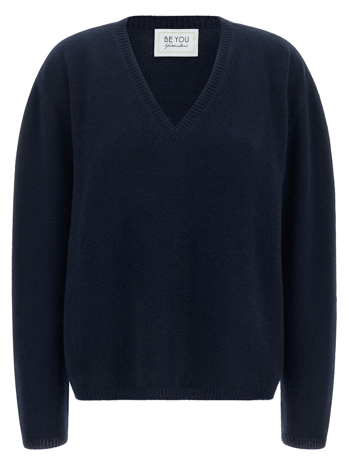 BE YOU Blauer Kaschmir-Cardigan