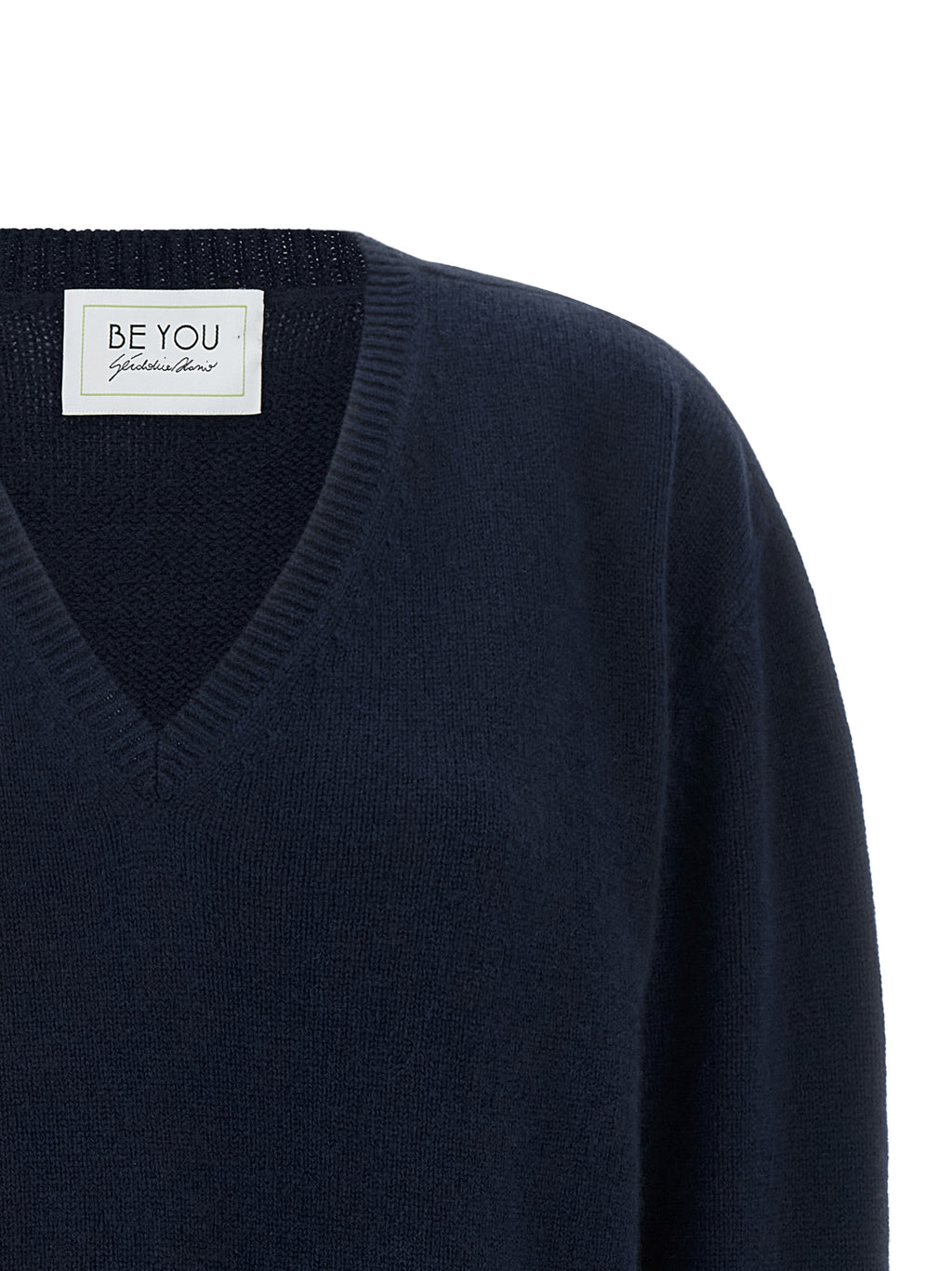 BE YOU Blauer Kaschmir-Cardigan