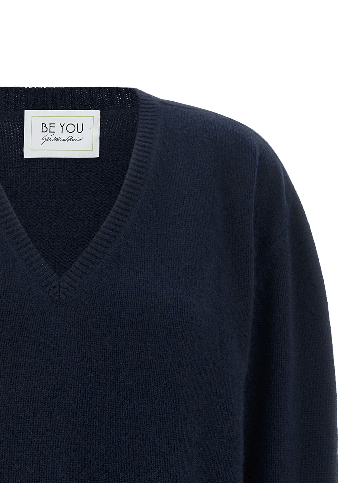 BE YOU Blauer Kaschmir-Cardigan
