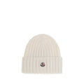 Moncler Weiße Wollmütze Oves Aries