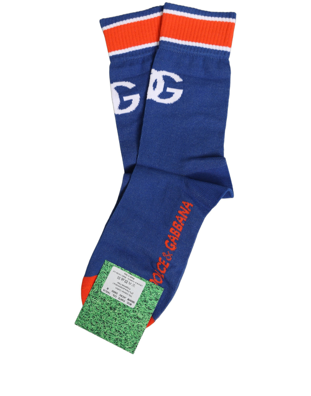 Dolce & Gabbana Herren Socken aus Baumwolle in mittlerer Wadenlänge, mehrfarbig