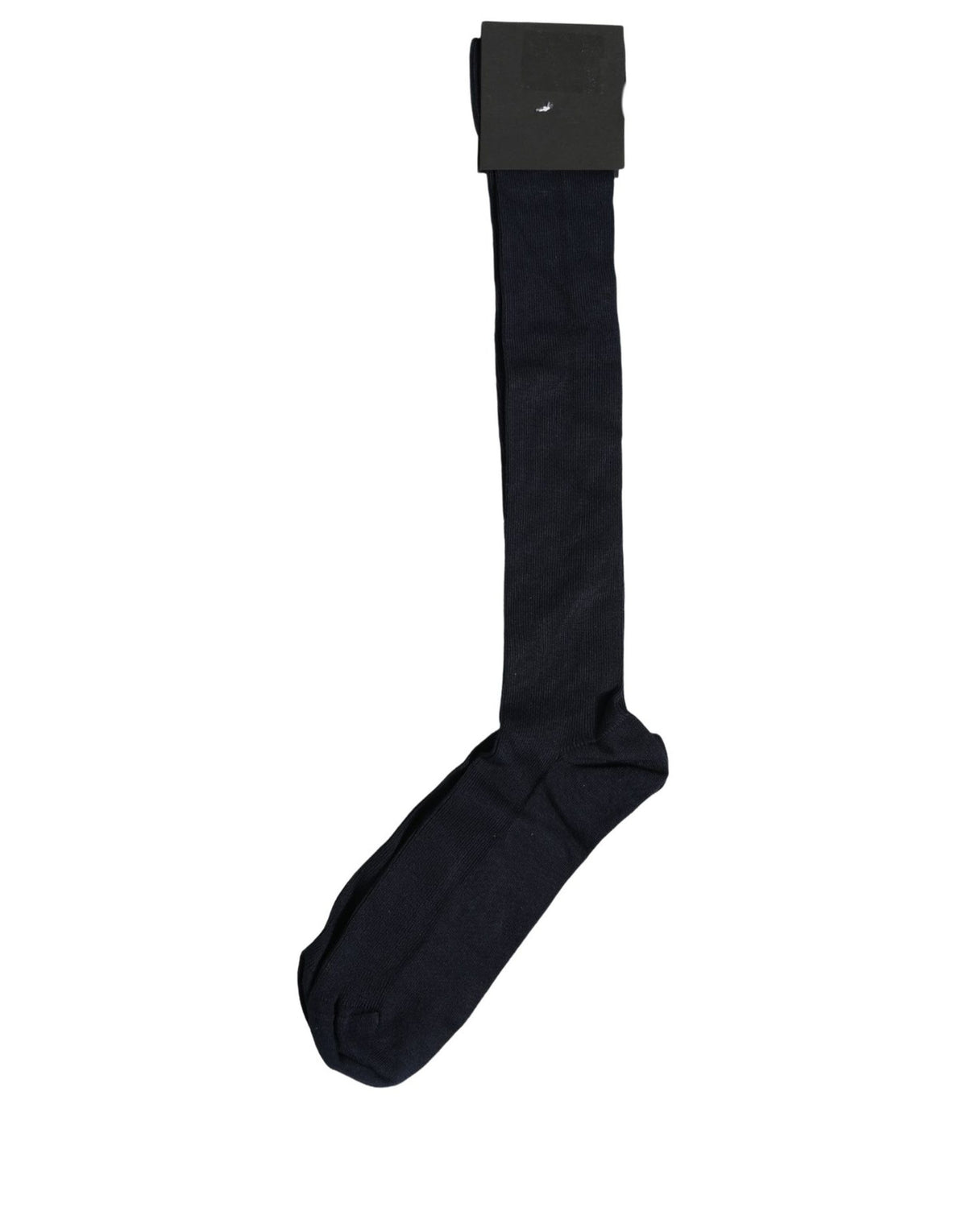 Dolce & Gabbana Herren Kniehohe Socken aus dunklem Blau Viskose