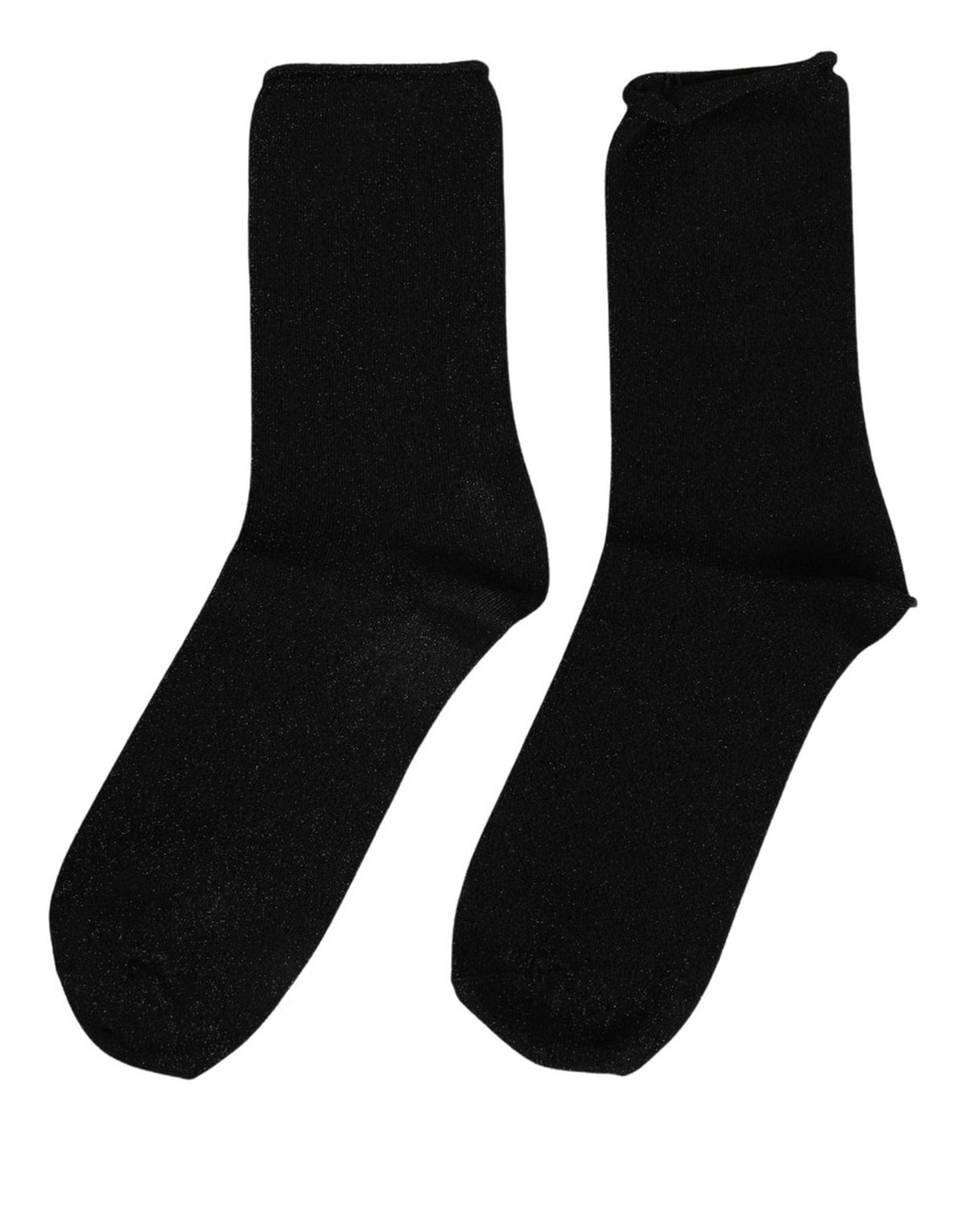 Dolce & Gabbana Herren schwarze Viskose Socken mittellang