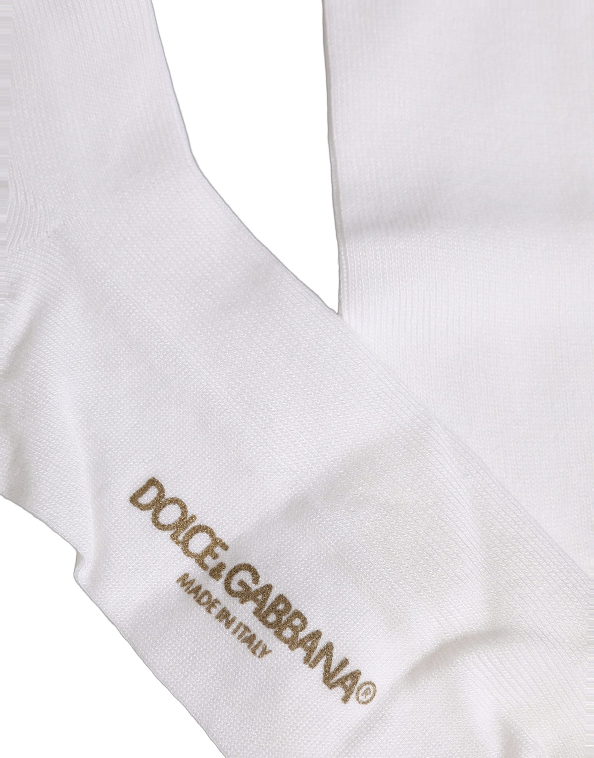 Dolce & Gabbana Herren Socken über der Wade aus Viskose in Weiß