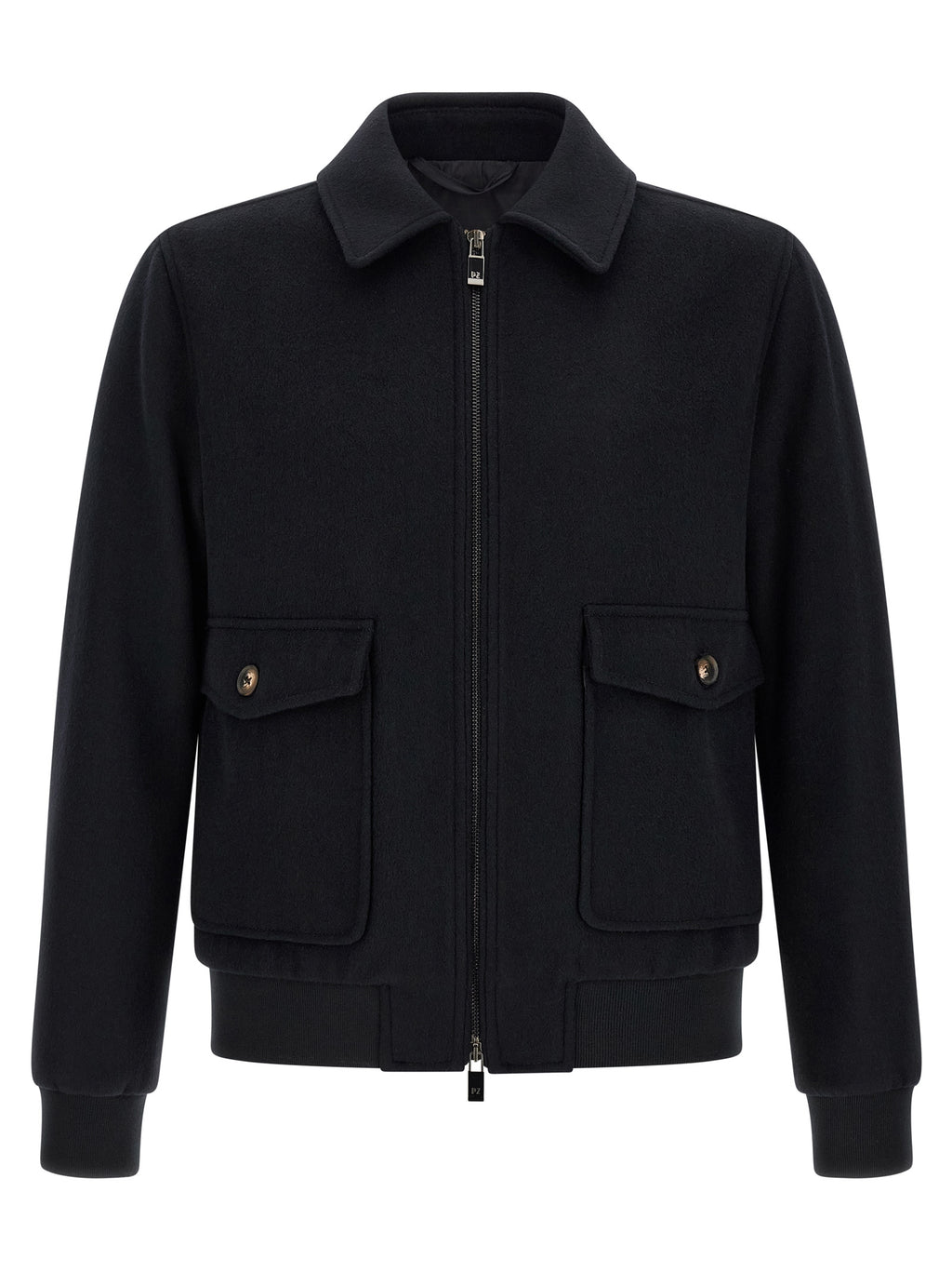 Pal Zileri Schwarzer Woll-Bomber