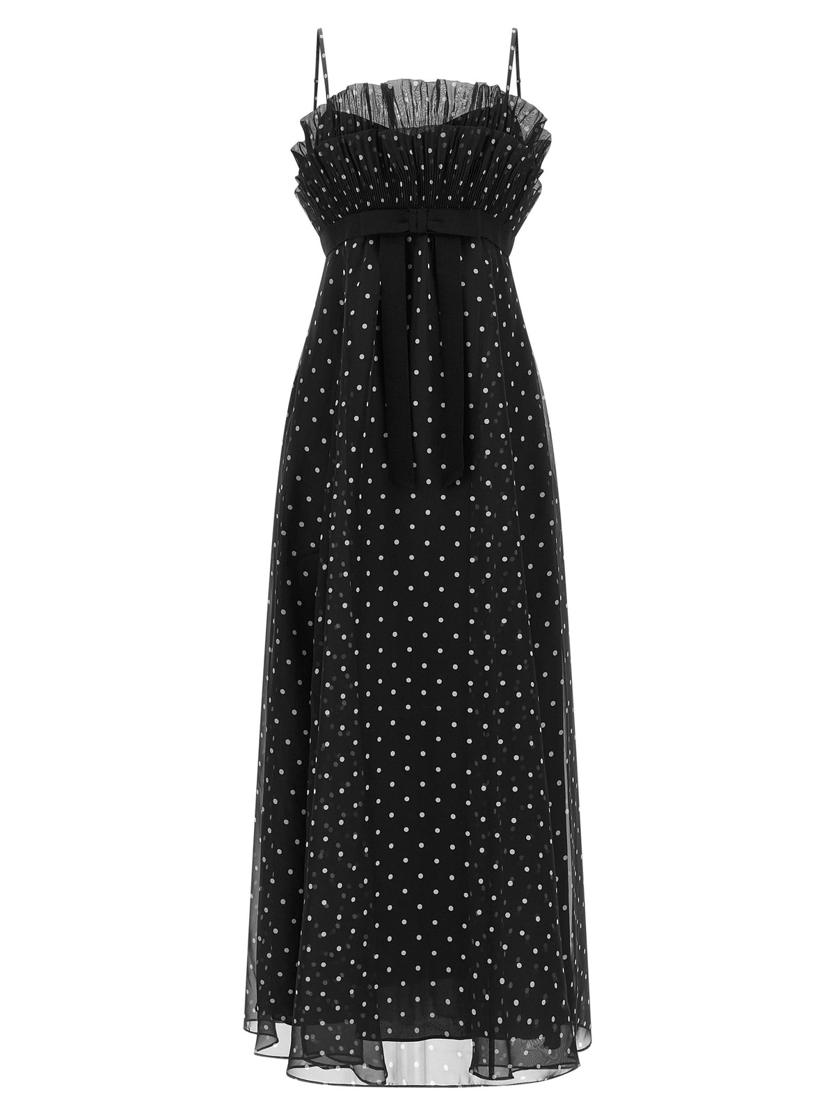 Zimmermann Schwarzes Polyester-Midikleid