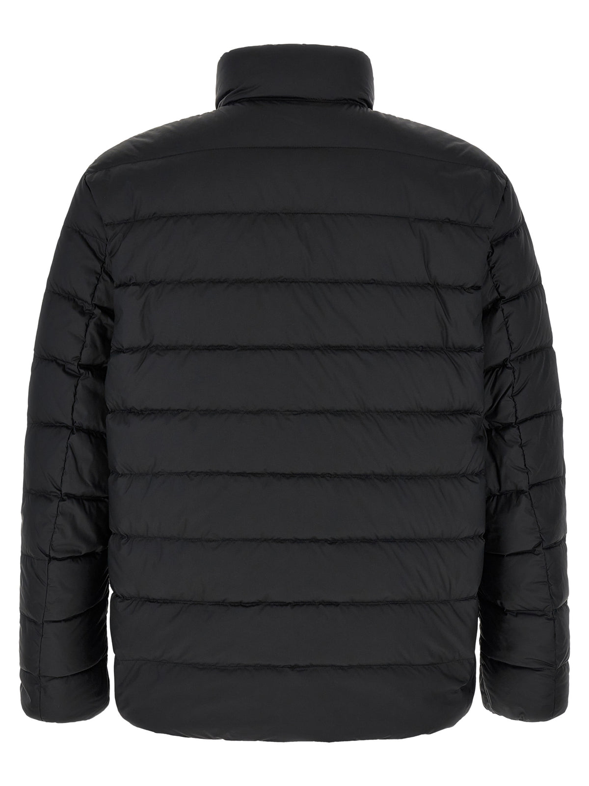 Polo Ralph Lauren Schwarze Polyester-Jacke in voller Länge