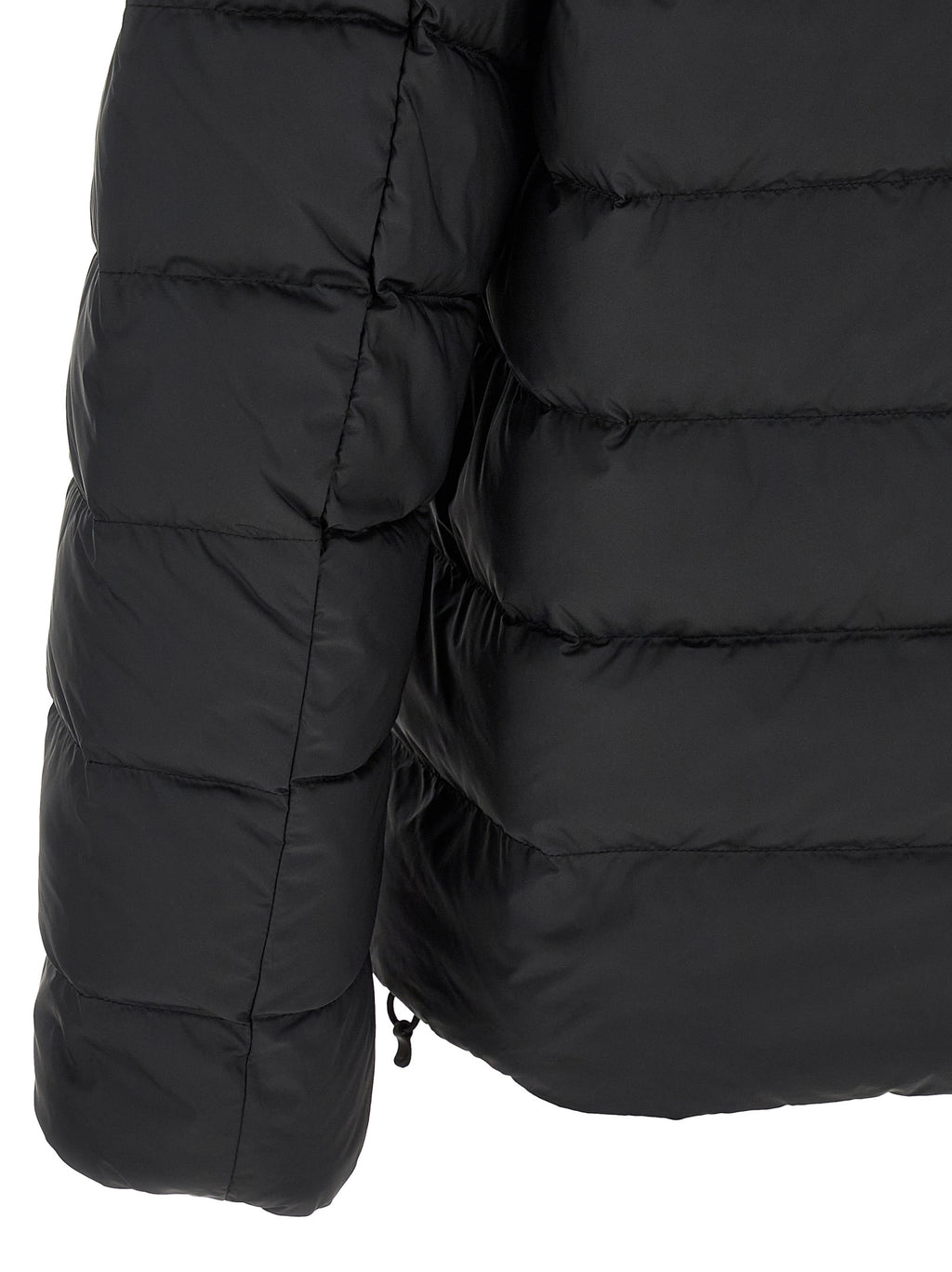 Polo Ralph Lauren Schwarze Polyester-Jacke in voller Länge