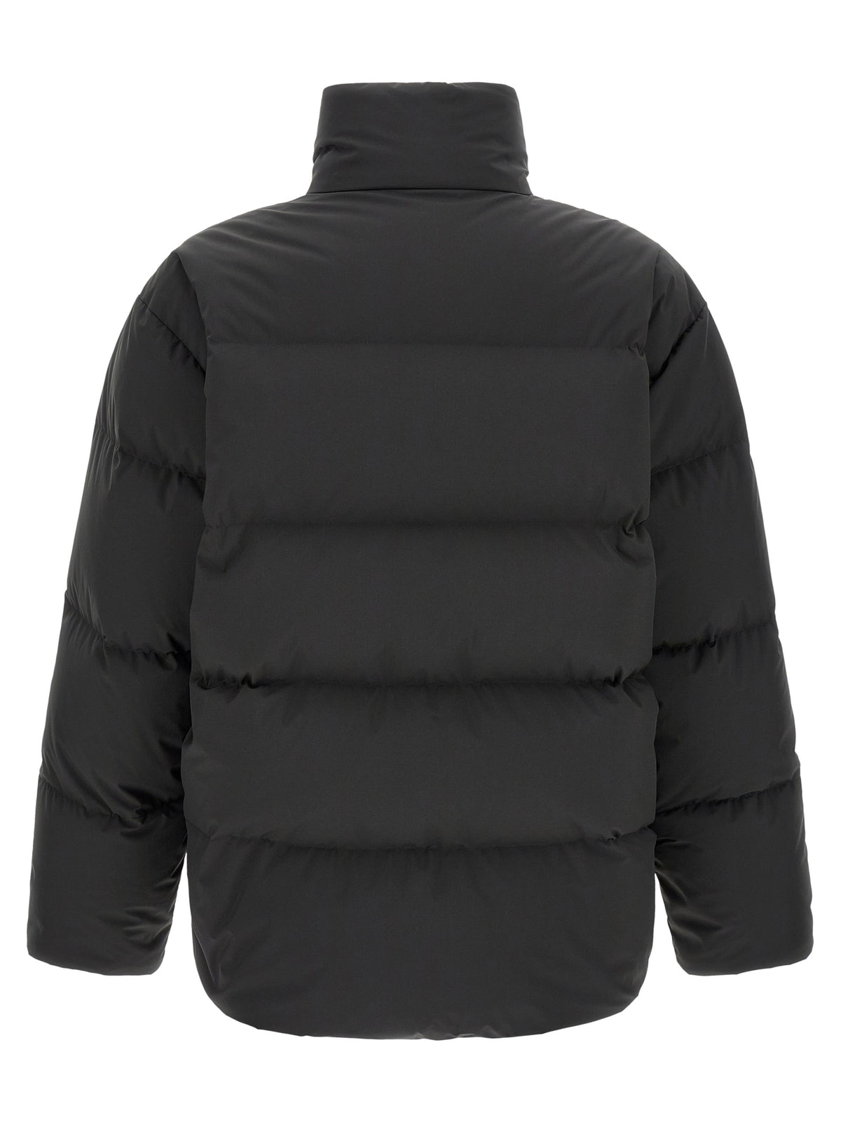 Saint Laurent Schwarze Polyester-Jacke in voller Länge