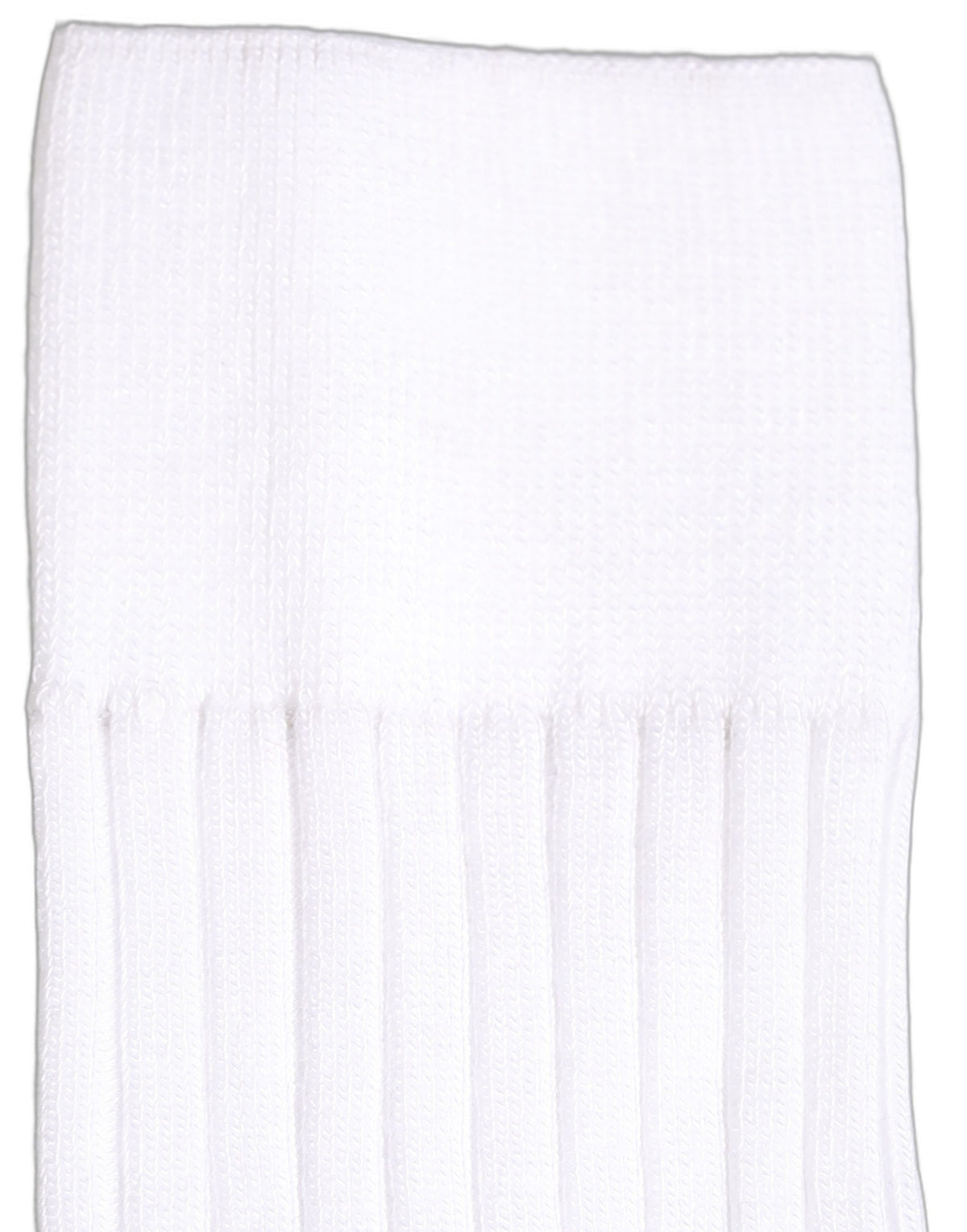 Dolce & Gabbana Weiße Rippstrick-Socken aus Baumwolle mit Logo, über dem Wadenansatz für Damen
