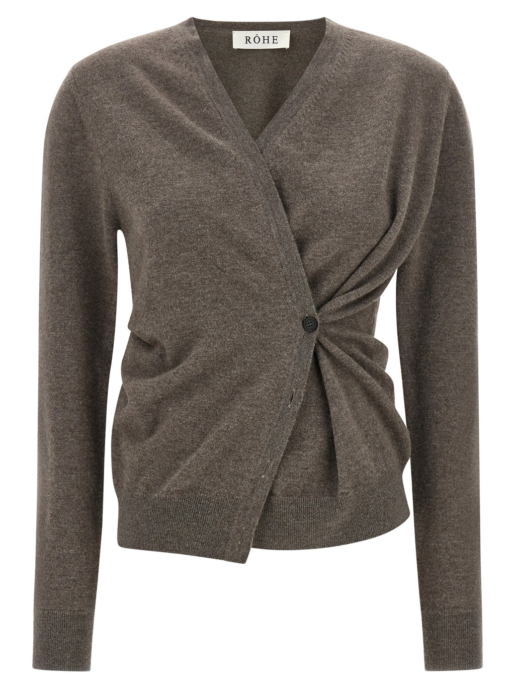 Rohe Brauner Wollcardigan